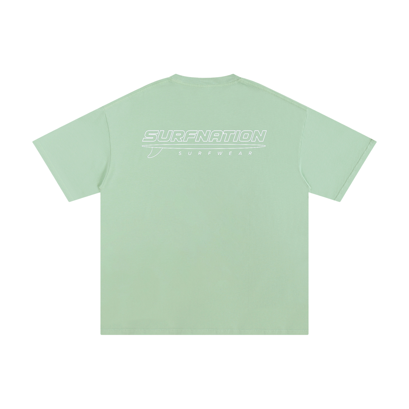 White Longboard Tee