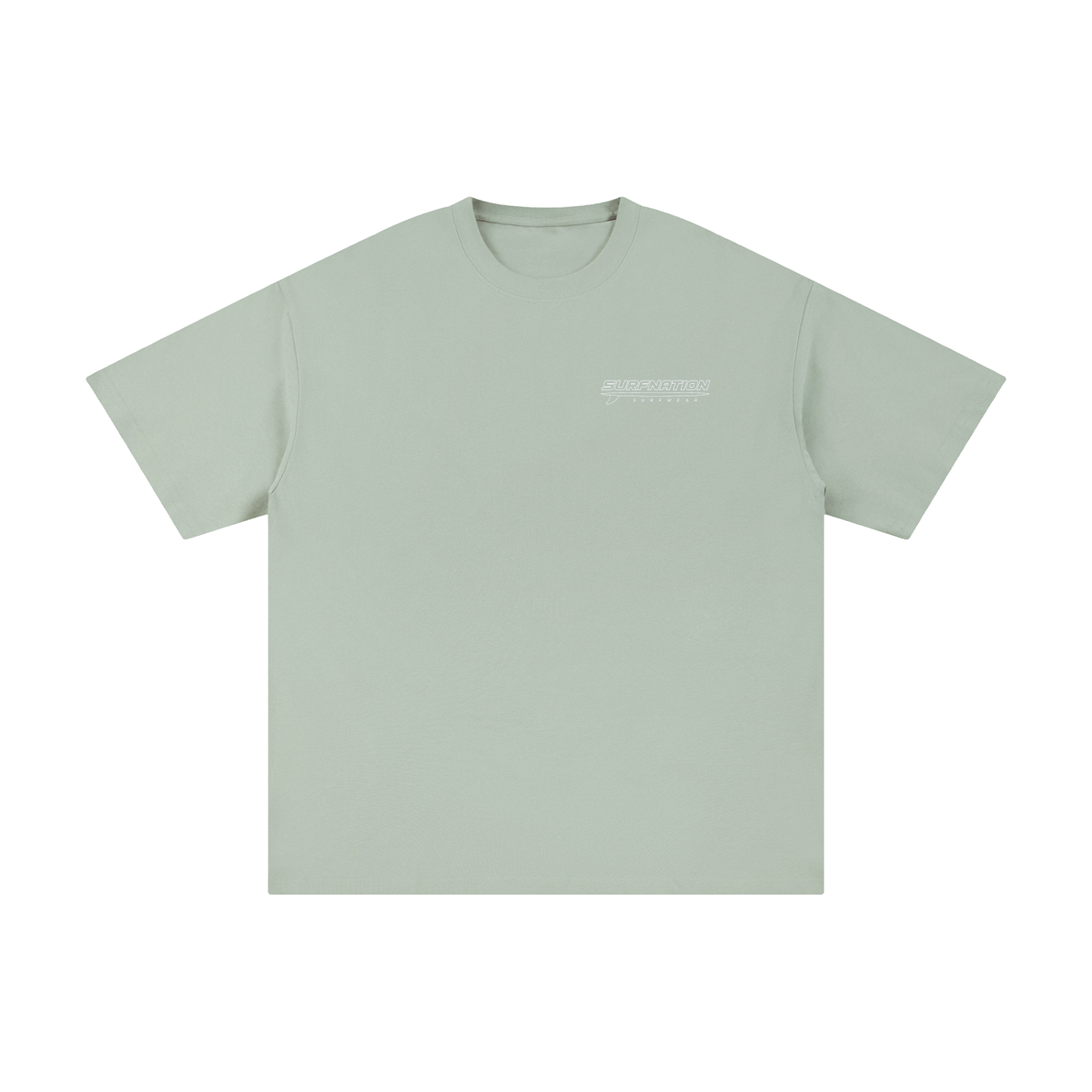 White Longboard Tee