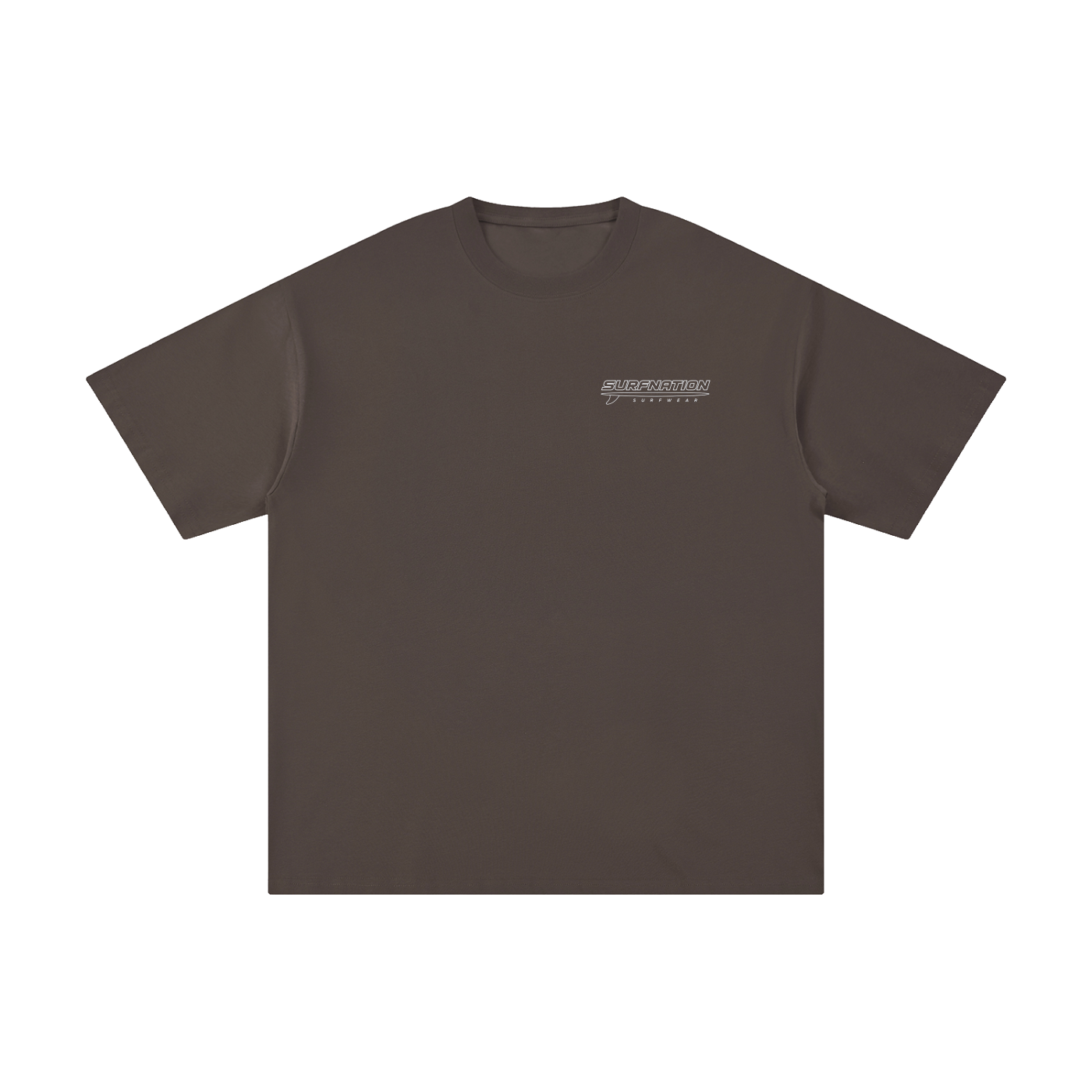 White Longboard Tee