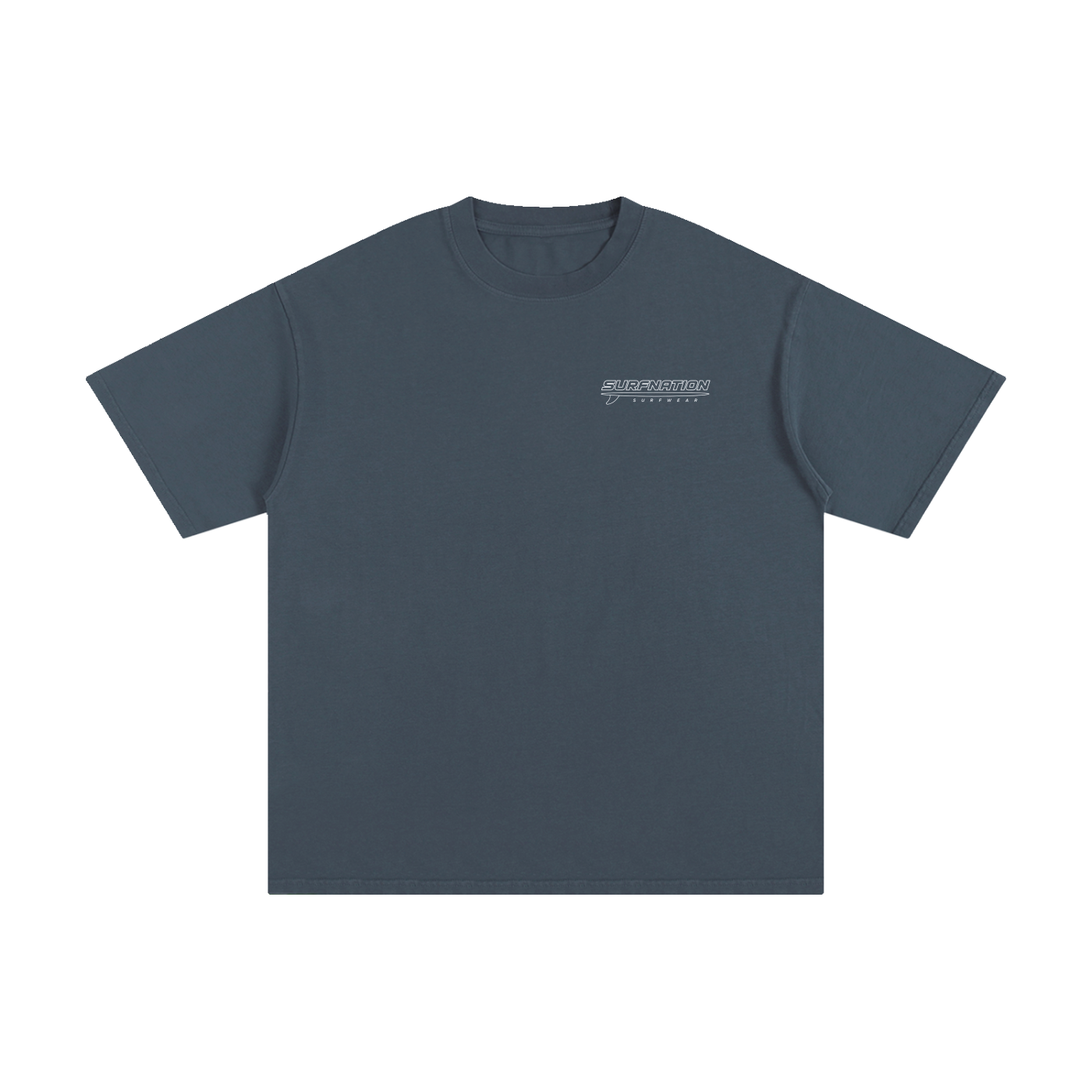White Longboard Tee