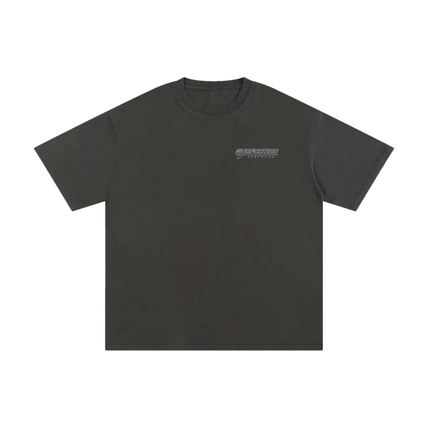 White Longboard Tee