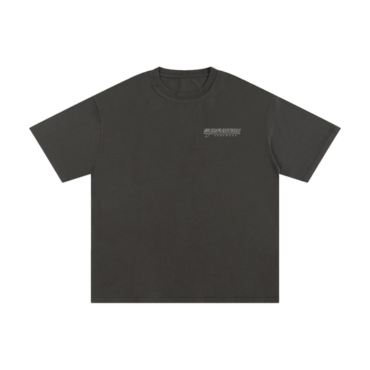 White Longboard Tee