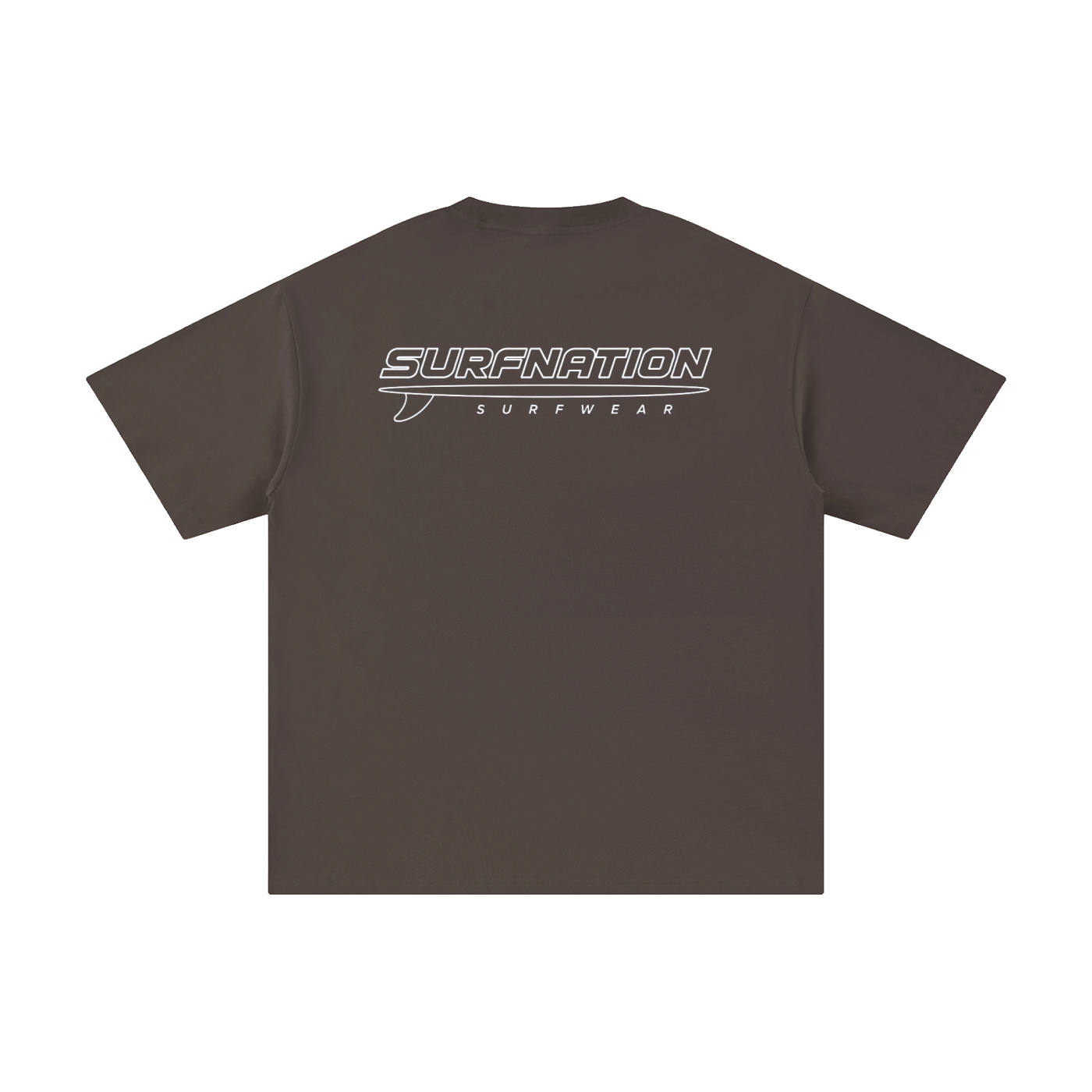 White Longboard Tee