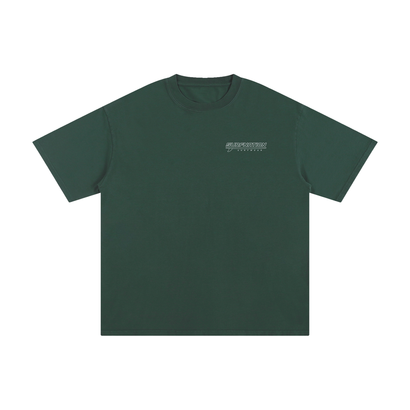 White Longboard Tee