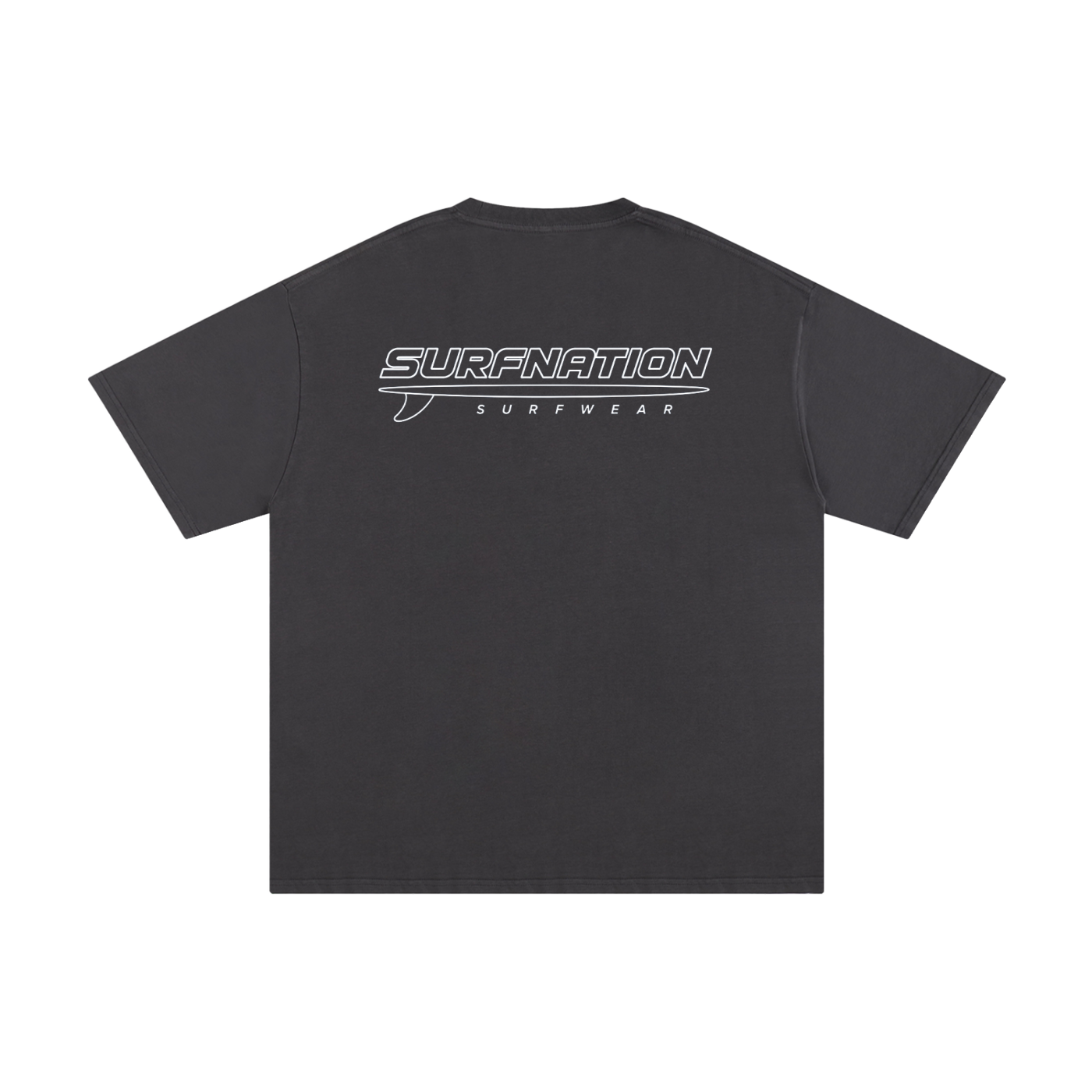 White Longboard Tee