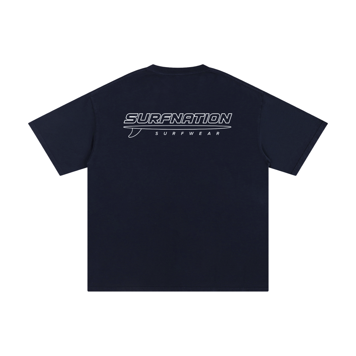 White Longboard Tee