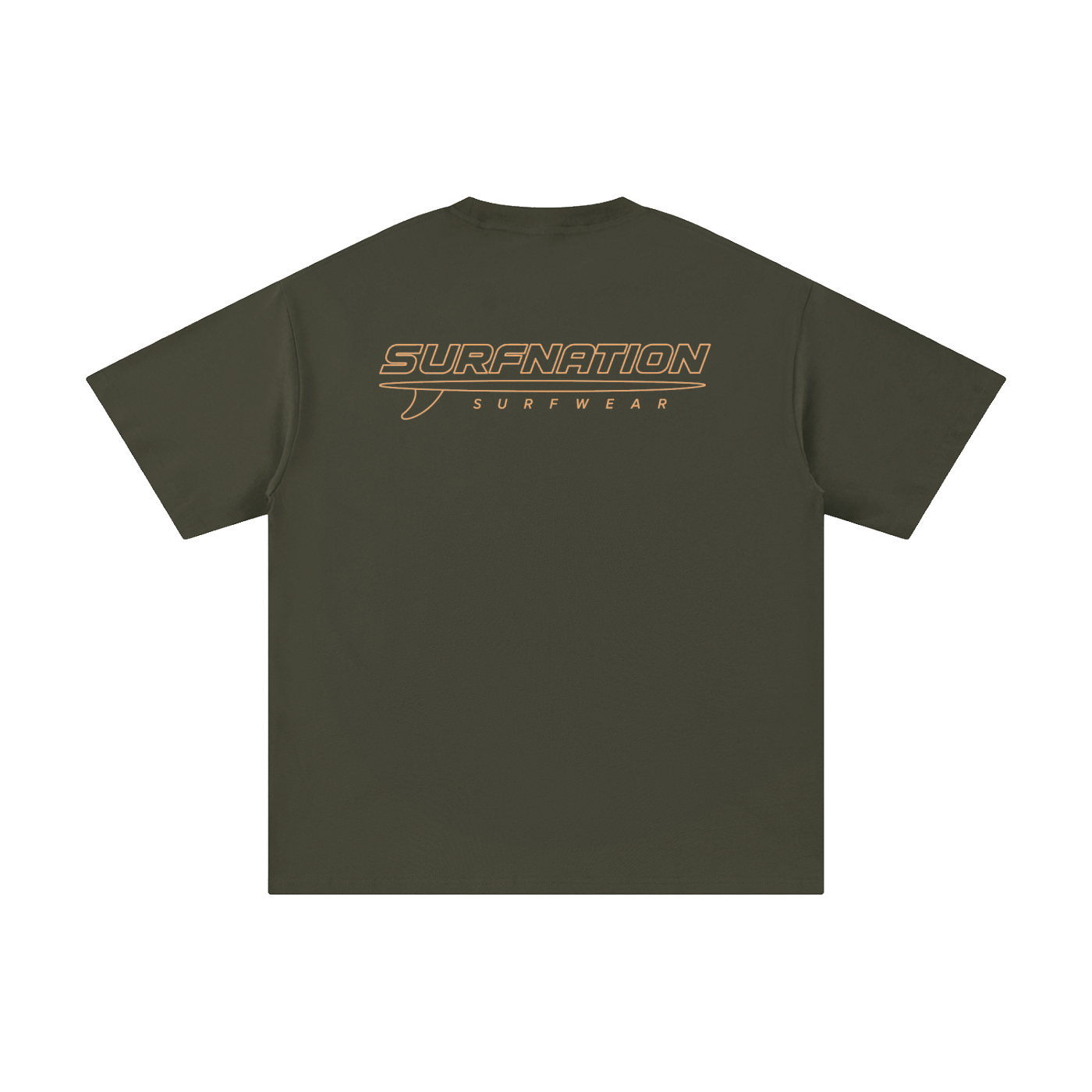 Orange Longboard Tee