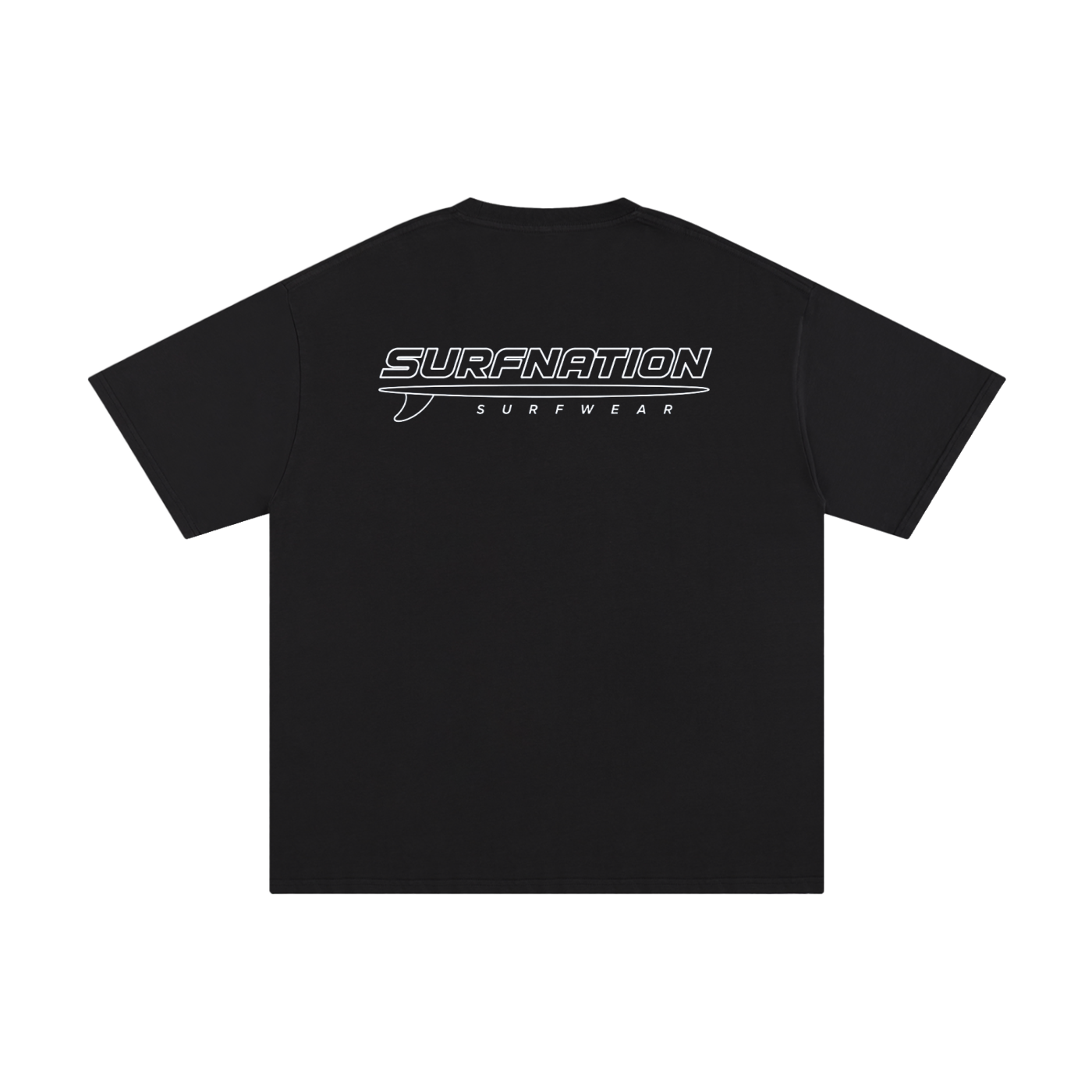 White Longboard Tee