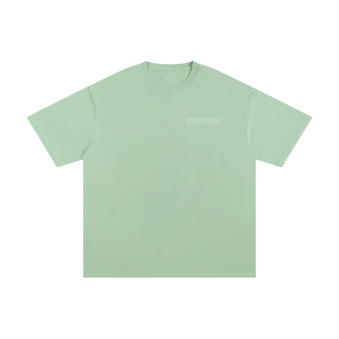 White Longboard Tee