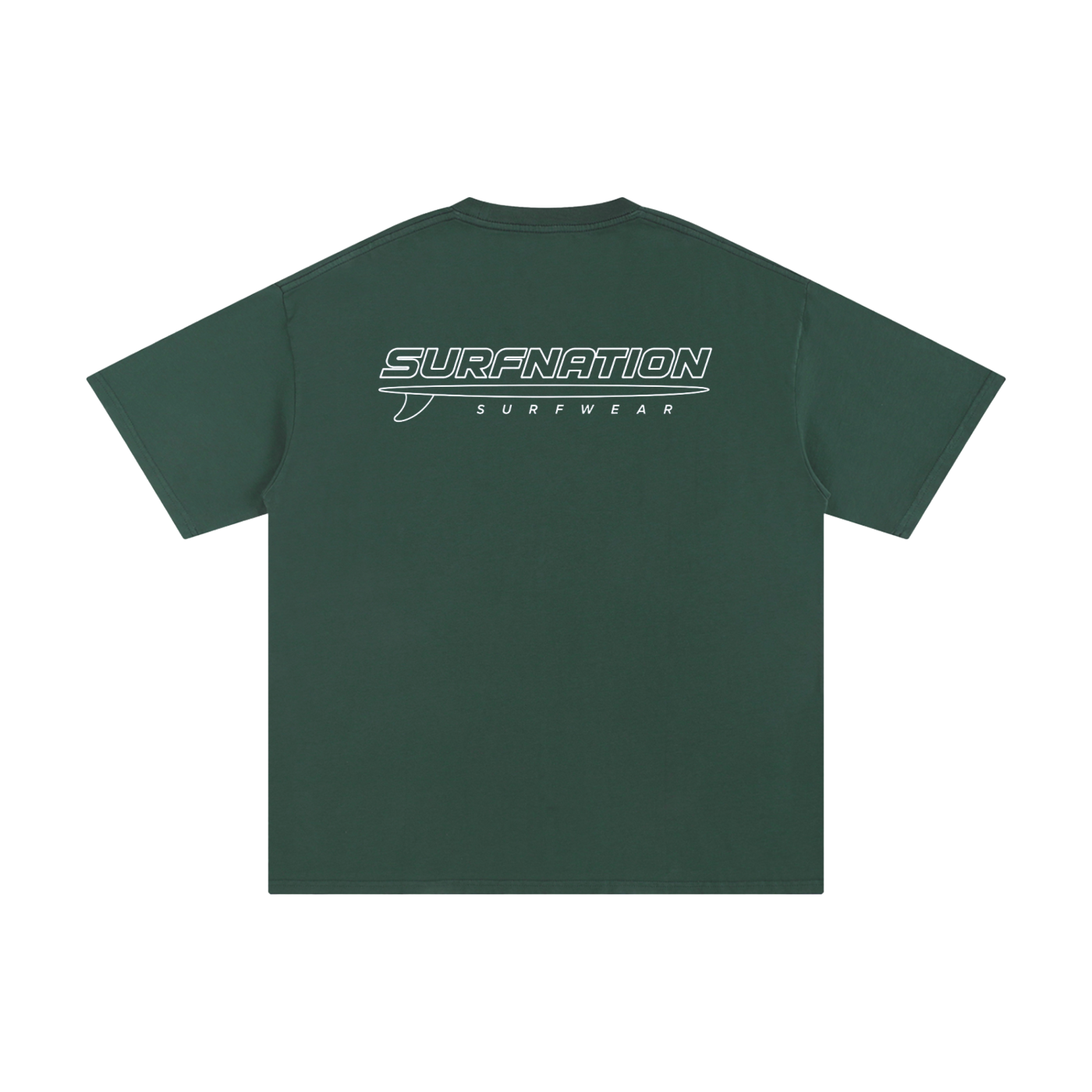 White Longboard Tee