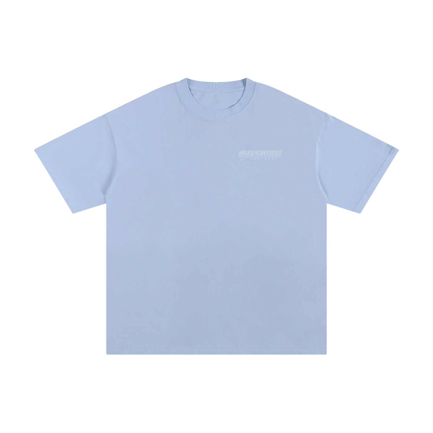 White Longboard Tee