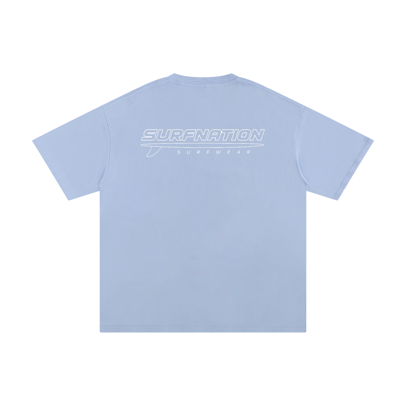 White Longboard Tee