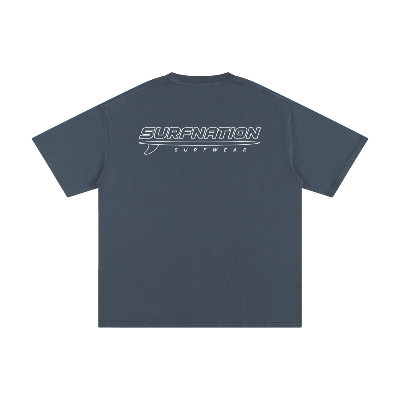 White Longboard Tee